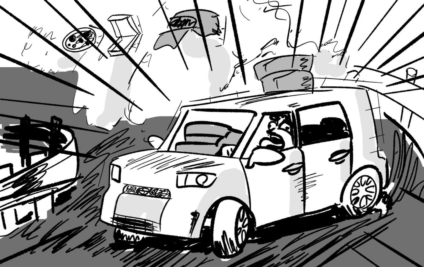 Self Portrait: Working Delivery on New Year&#39;s